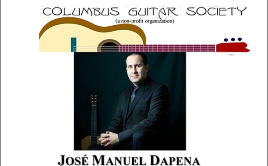 José Manuel Dapena performs for the Columbus Guitar Society 2017